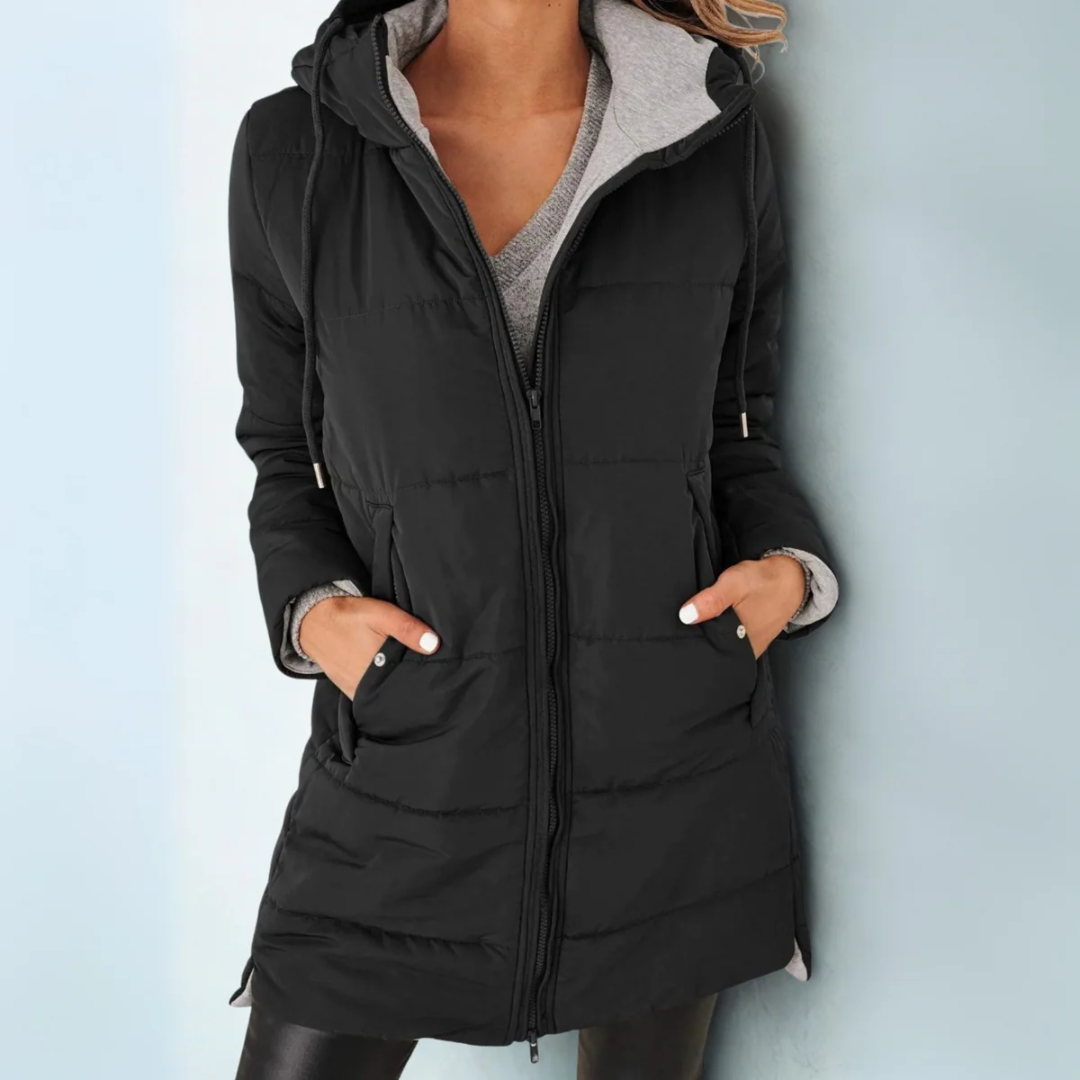 Nancy | Cozy Hooded Winter Coat