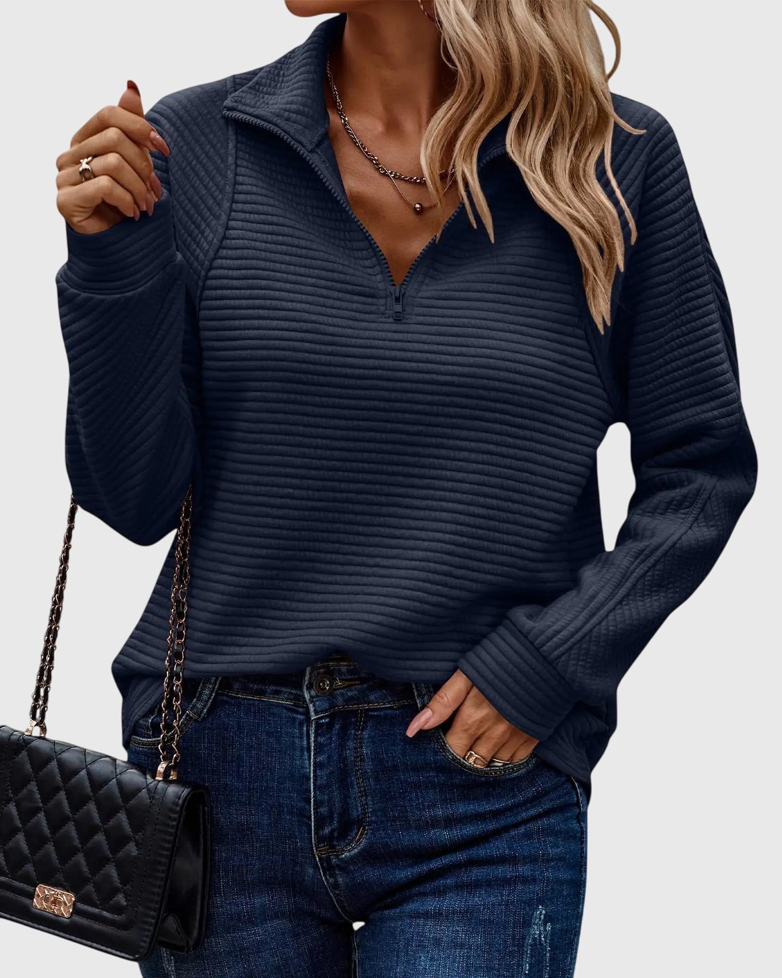 Olivia | Half-Zip Pullover